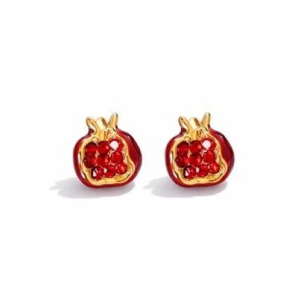 Pomegranate Stud Earrings N2164
